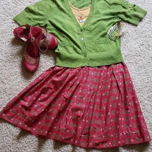 Vintage Fit & Flare Skirt